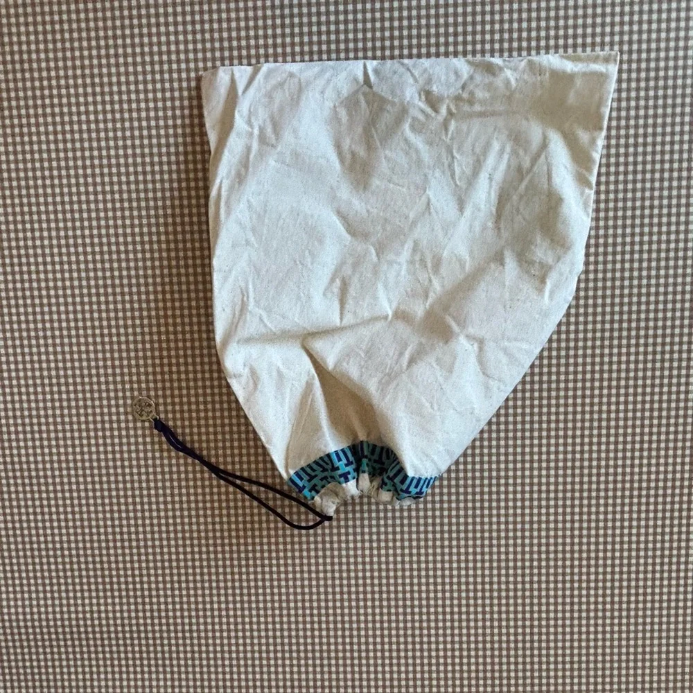 Tory Burch Flats purse dust bag with‎ drawstring